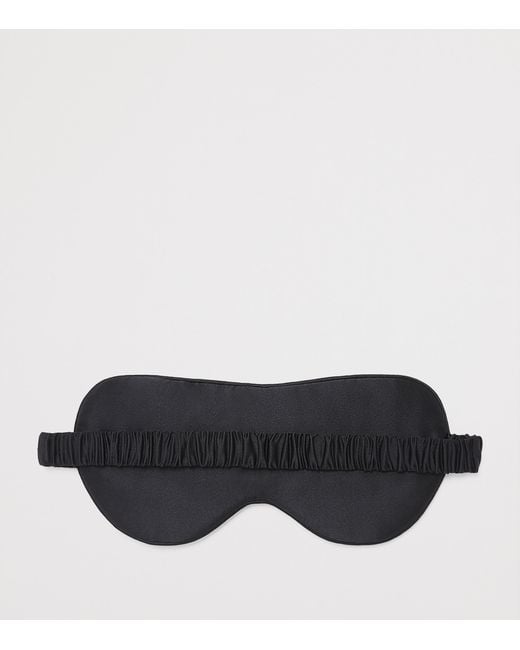 Manitu Black Mulberry Silk Pearl Lash Eye Mask