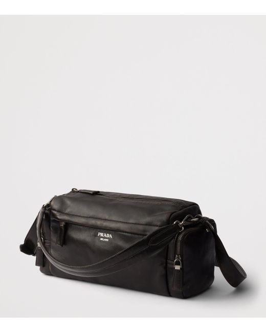 Prada Black Nappa Leather Shoulder Bag for men