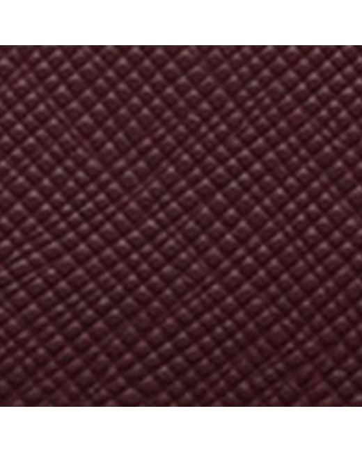 Prada Purple Small Saffiano Leather Bifold Wallet