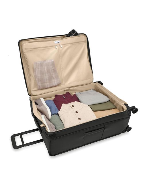 Briggs & Riley Black Baseline Extra Large Expandable Spinner Suitcase