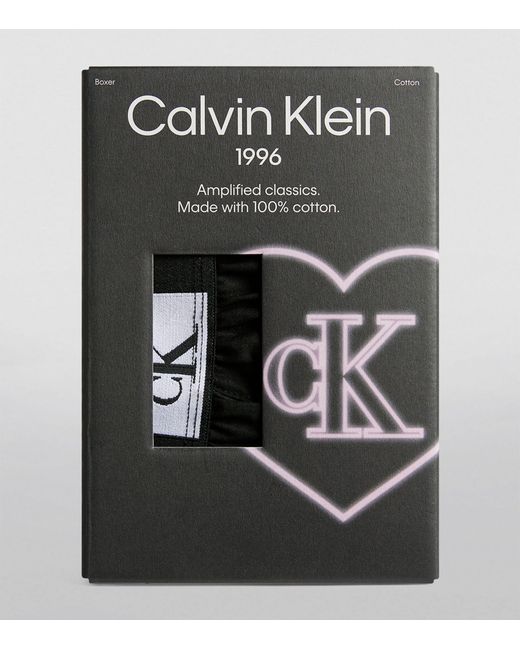 Calvin Klein Cotton Valentine's Day Boxers in Black for Men