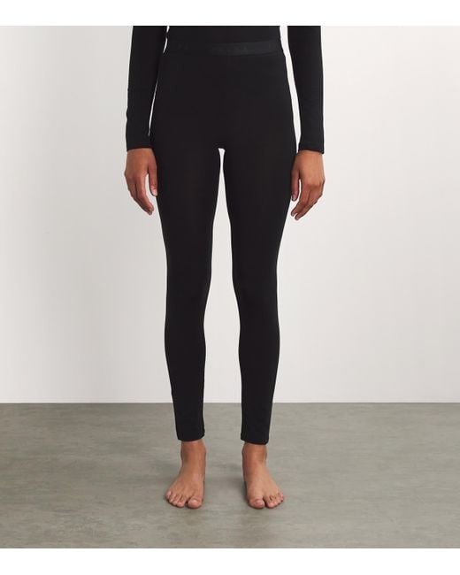 Falke Black Daily Climawool Tights