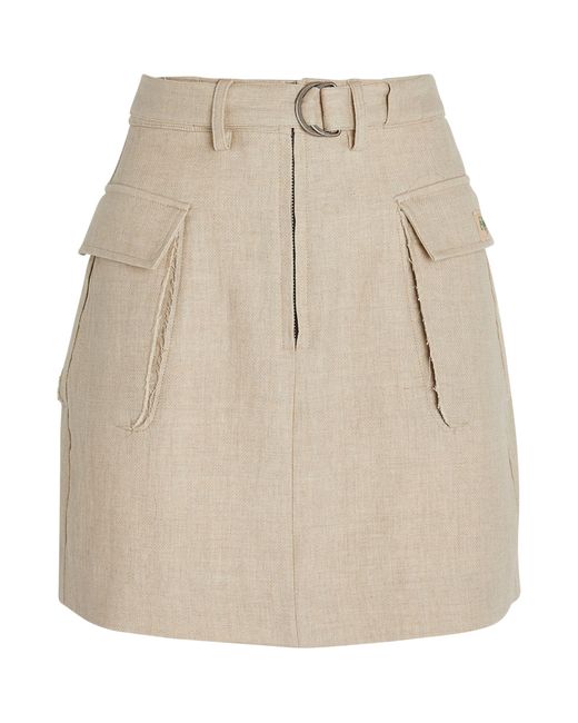 Holzweiler Natural Cotton-linen Gorti Skirt