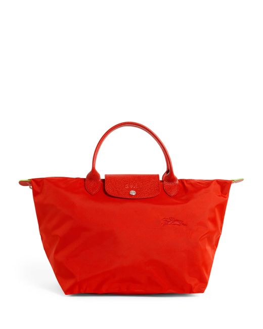 Longchamp Red Small Le Pliage Travel Bag