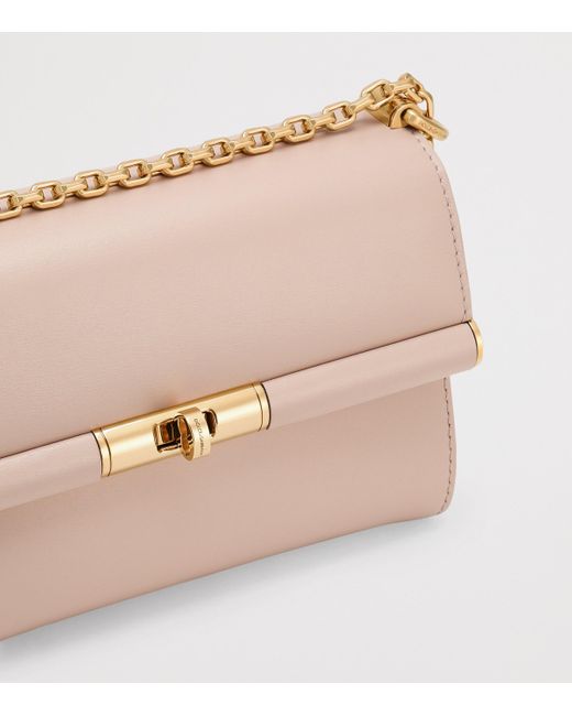 Dolce & Gabbana Natural Calfskin Marlene Shoulder Bag