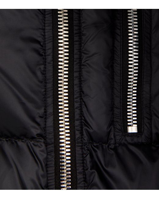 Rick Owens Black X Moncler Gimp Puffer Coat for men