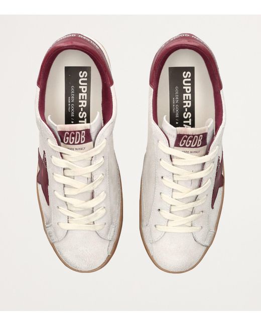 Golden Goose Deluxe Brand Pink Leather Super-Star Sneakers