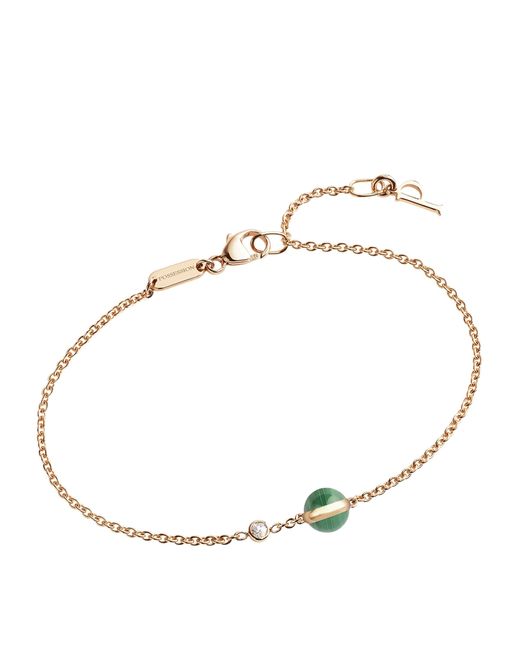 Piaget Metallic Rose, Diamond And Malachite Possession Bracelet