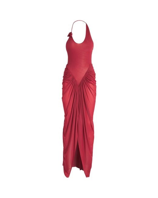 Maygel Coronel Red Vestalia Maxi Dress