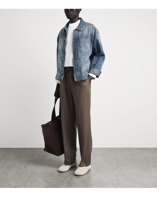 7 For All Mankind Blue Denim Jacket for men