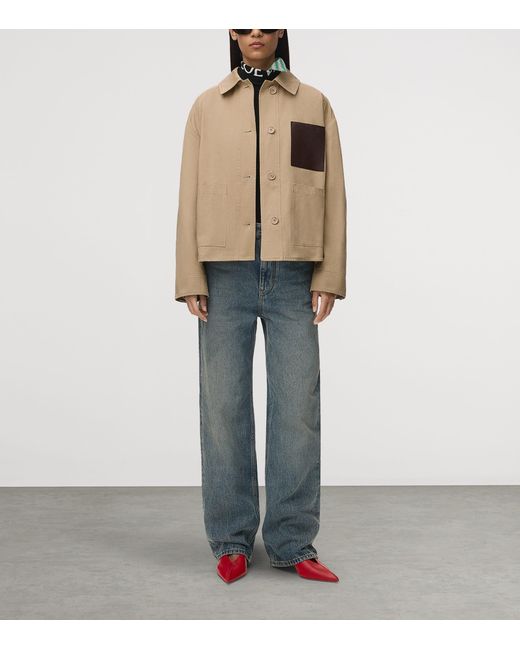 Loewe Natural Cotton Workwear Jacket