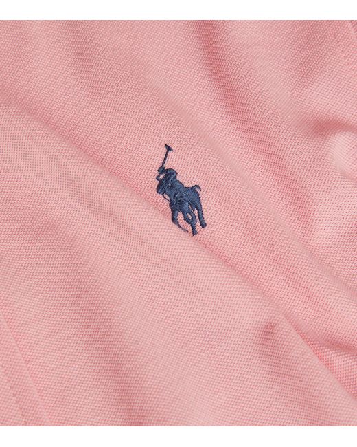 Polo Ralph Lauren Pink Cotton Featherweight-mesh Shirt for men
