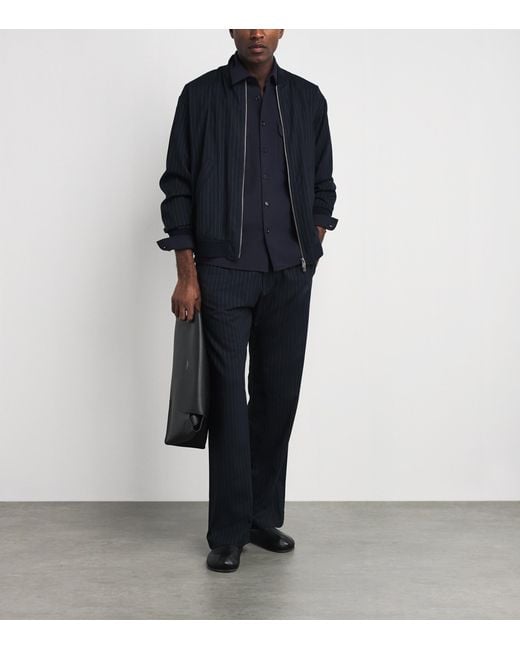 Sandro Blue Straight-Fit Shirt for men