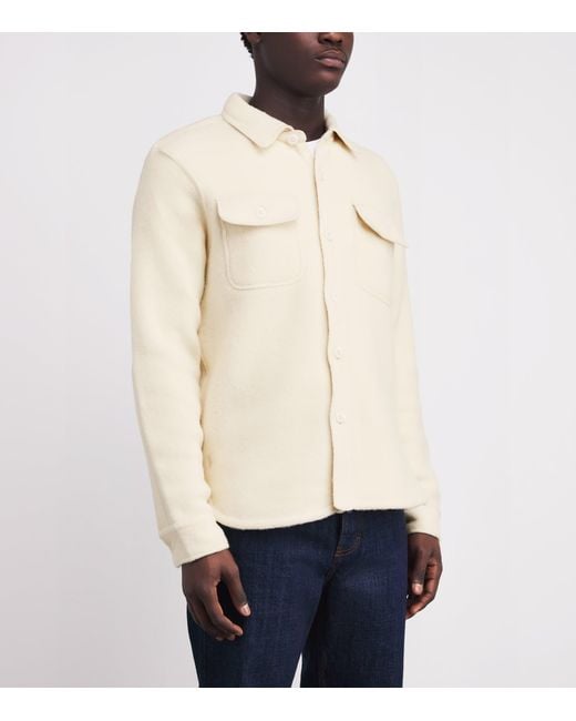Polo Ralph Lauren Natural Wool-Blend Felt Overshirt for men