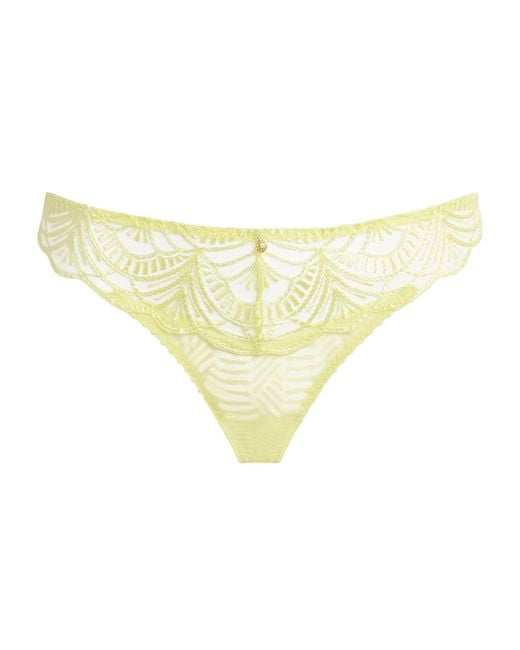Aubade Yellow Cotton Vibes Tanga