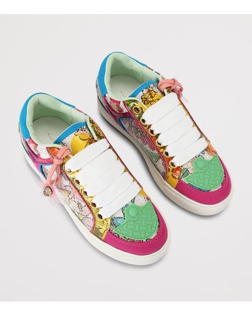 Kurt Geiger Pink Southbank Tag Sneakers