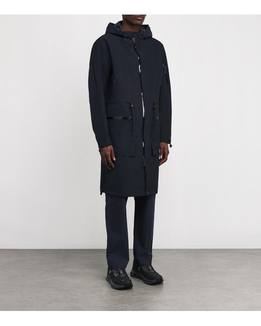 Mackage Blue Long Shell Gage Parka for men