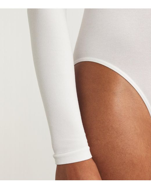 Wolford White Berlin Bodysuit