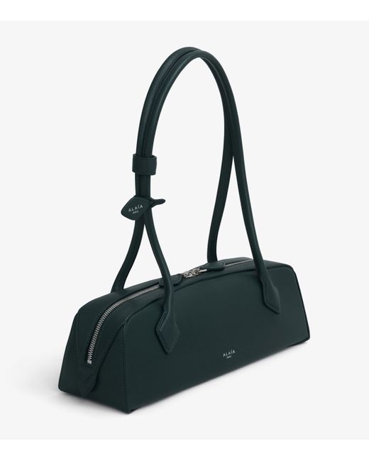Alaïa Green Medium Leather Le Teckel Shoulder Bag