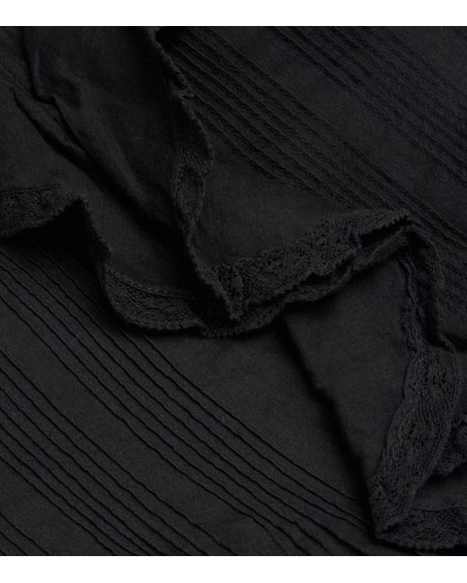 Doen Black Organic Cotton Henri Blouse