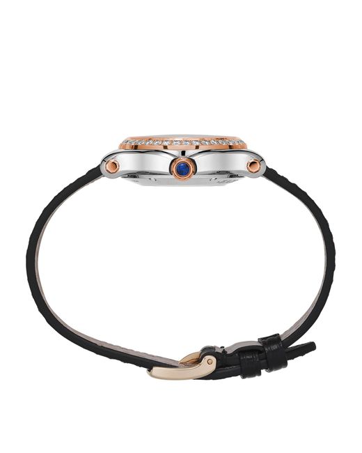 Chopard Metallic Steel And Diamond Happy Sport Watch