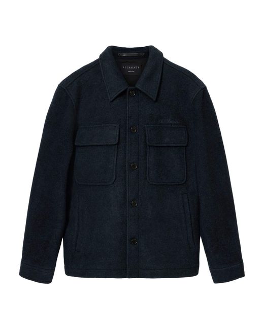 AllSaints Blue Cayson Jacket for men