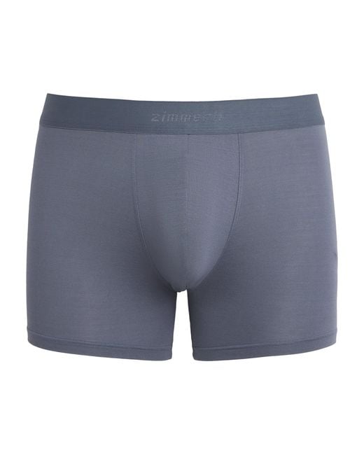 Zimmerli of Switzerland Blue 700 Pureness Boxer Briefs for men