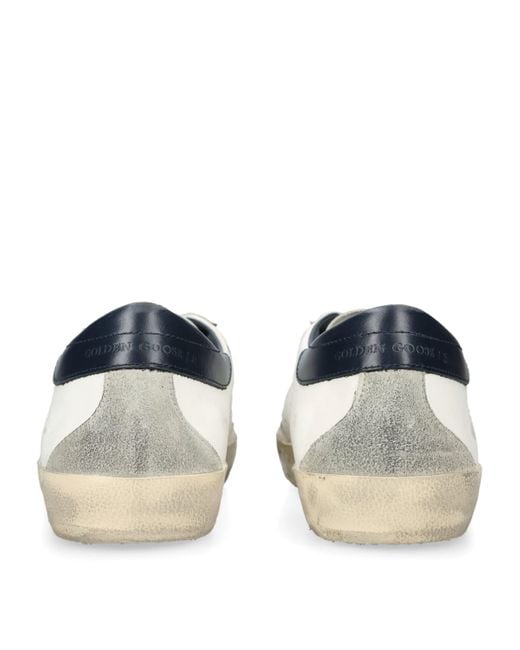 Golden Goose Deluxe Brand White Leather Superstar Classic Sneakers for men