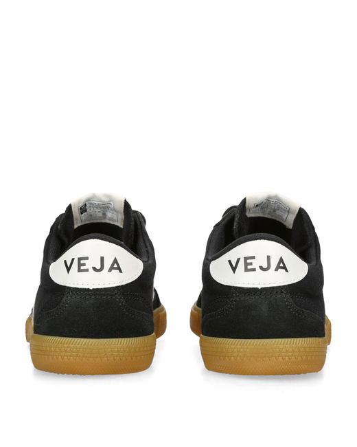 Veja Black Canvas Volley Sneakers