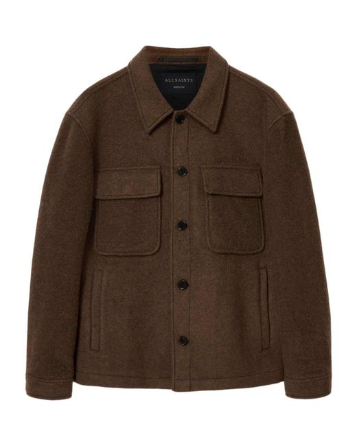 AllSaints Brown Cayson Jacket for men