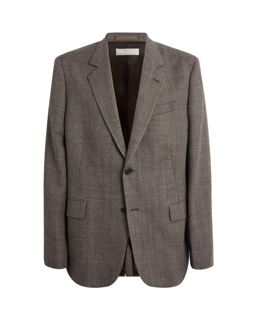 Our Legacy Brown Wool Ceremony Blazer for men