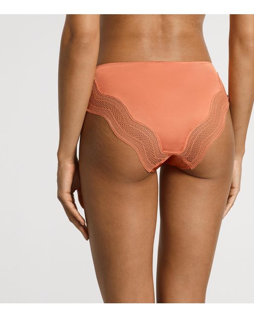 Hanro Pink Cira Midi Briefs