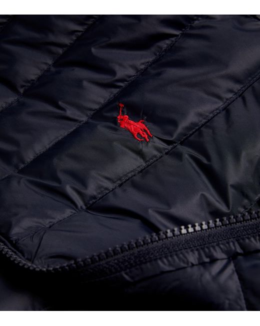 Polo Ralph Lauren Blue Terra Packable Quilted Jacket for men