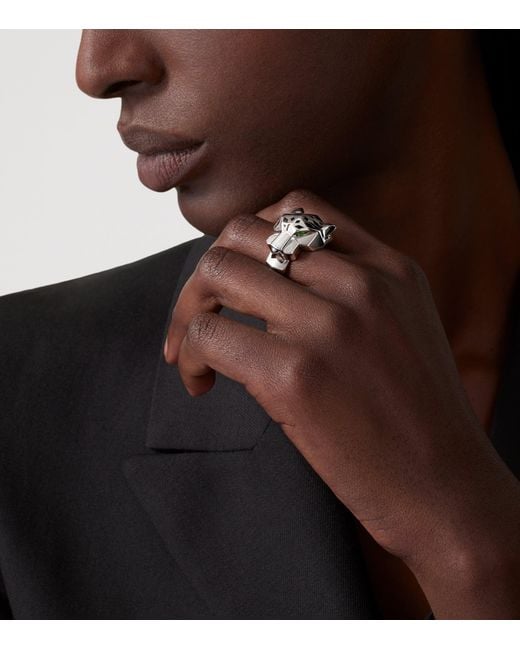 Cartier Metallic Panthère De Ring
