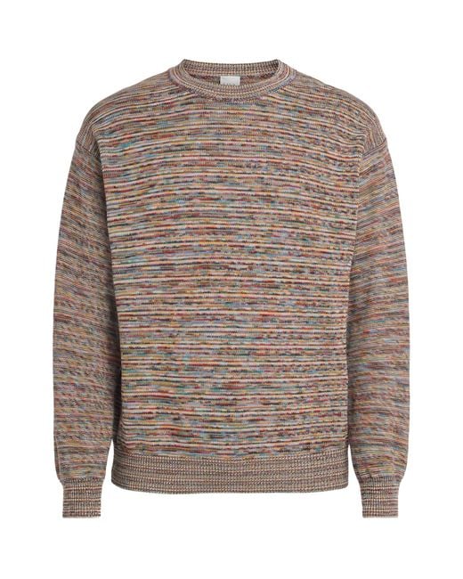 Paul Smith Brown Cotton Signature Stripe Sweater for men