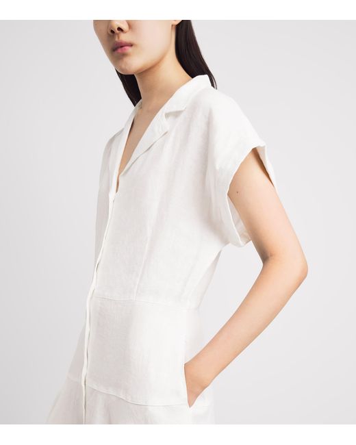 Polo Ralph Lauren White Linen Shirt Dress