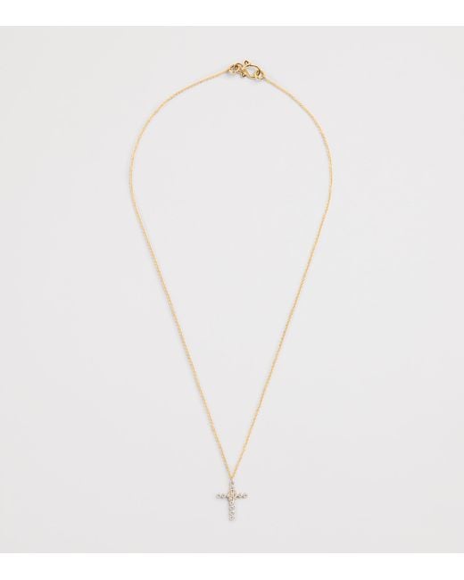 Sophie Bille Brahe Metallic And Diamond Fleur De Belle Necklace