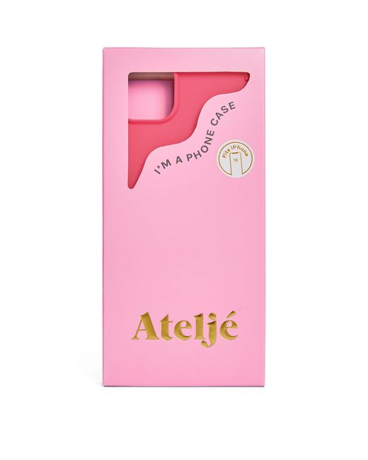 Atelje71 Pink Recycled Iphone 15 Case