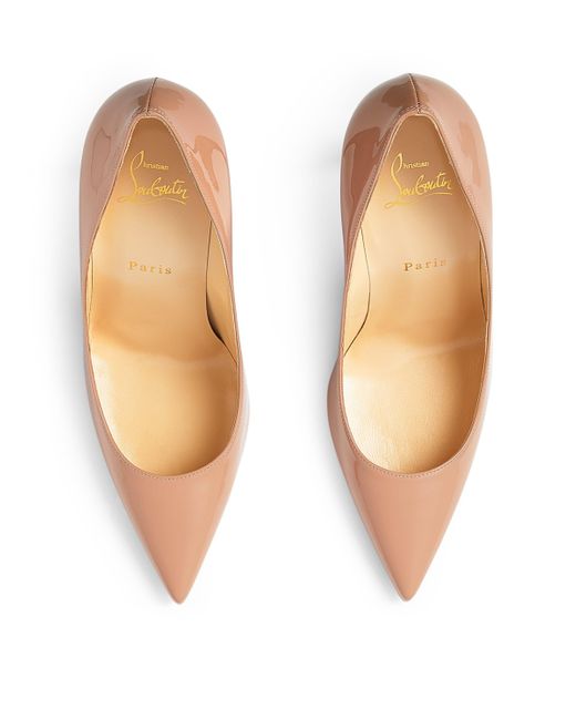 Christian Louboutin Brown Kate Patent Pumps 100