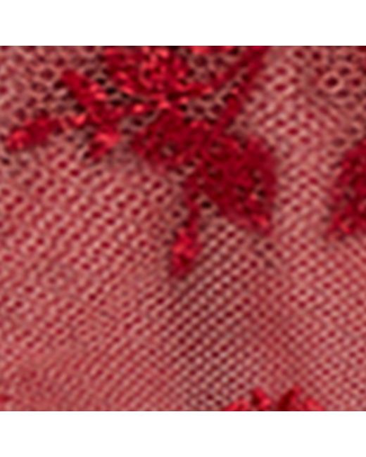 I.D Sarrieri Red Silk-blend Holiday Thong
