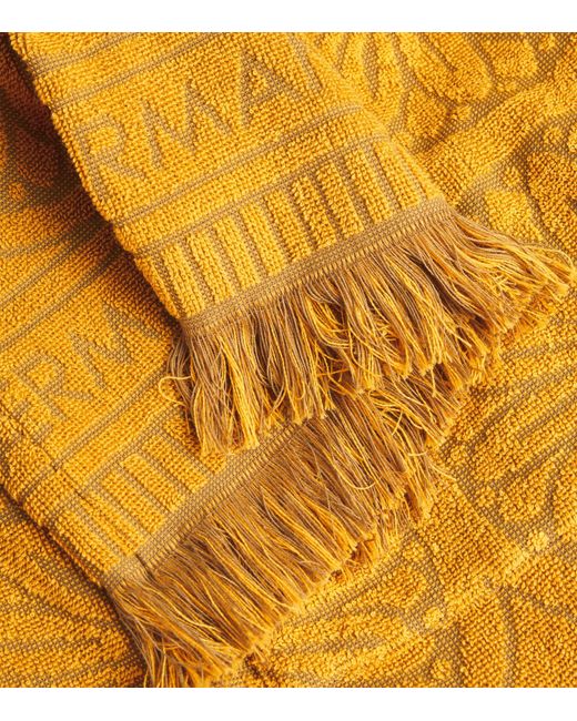 Zimmermann Yellow Towelling Jacquard Junie Dress