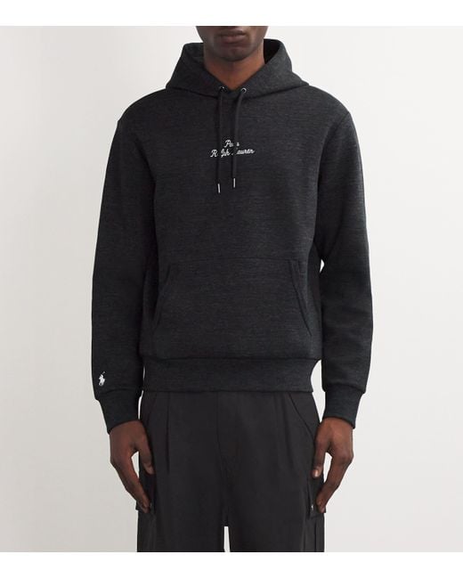 Polo Ralph Lauren Black Chain Logo Hoodie for men