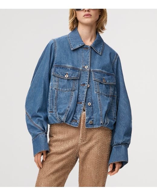 Loewe Blue Denim Oversized Jacket
