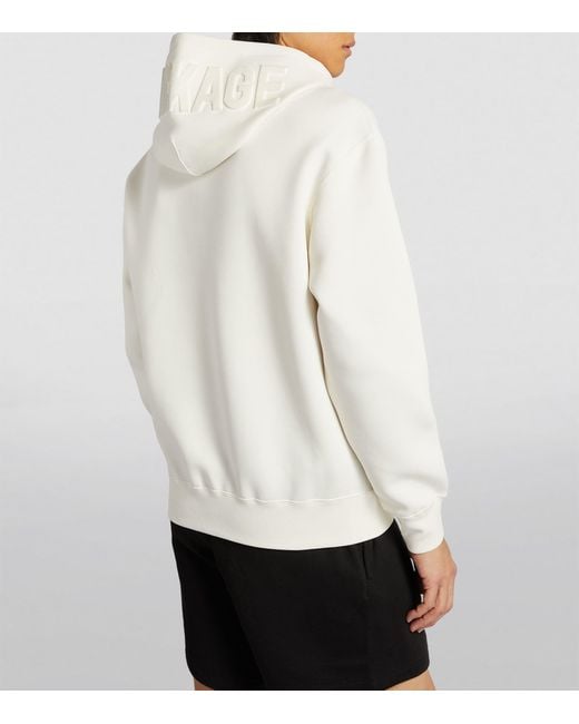 Mackage White Logo-patch Hoodie for men