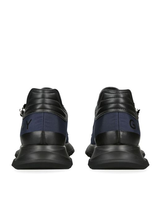 Givenchy Blue Leather Spectre Sneakers for men