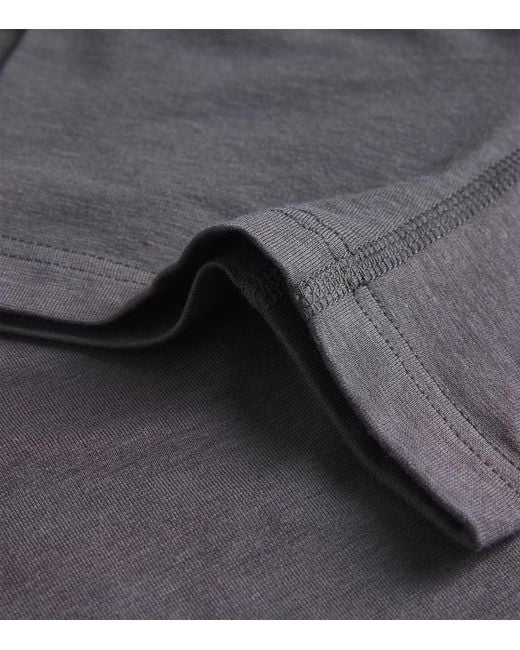 Falke Gray Cotton-Blend Daily Climate Control T-Shirt for men