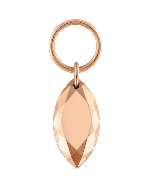 Maria Tash Metallic Faceted Marquise Charm