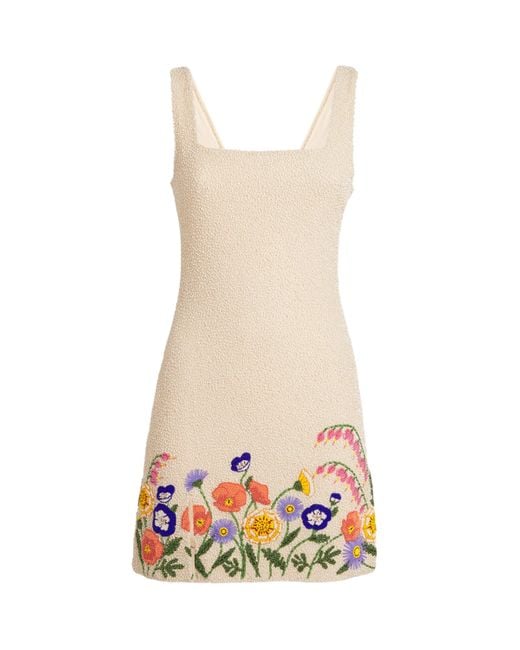 staud white beaded dress Staud Women's Wells Dress - White - Size 4