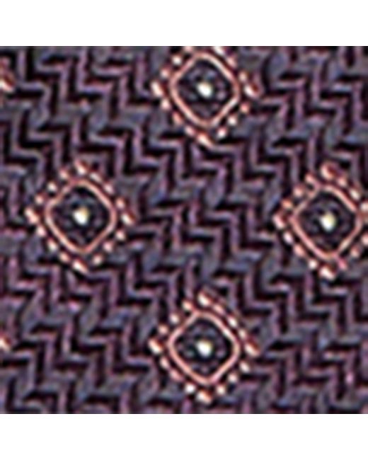 Brunello Cucinelli Purple Silk Jacquard Tie for men