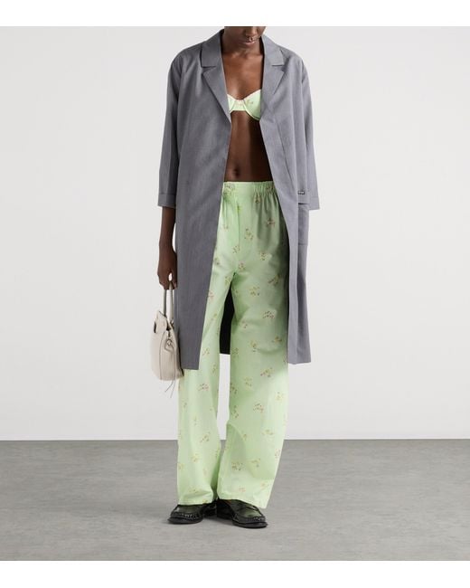 Prada Gray Wool-Mohair Coat